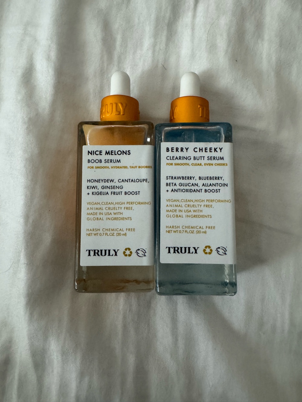 TRULY Berry Cheeky & Nice Melons Duo — Blue & Amber